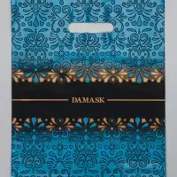 Пакет &laquo;Дамаск&raquo;, полиэтиленовый с вырубной ручкой, 30&times;37 см, 90 мкм