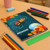 Дневник школьный для 1-11 классов, &laquo;Школа&raquo;, твёрдая обложка 7БЦ, глянцевая ламинация, 40 листов