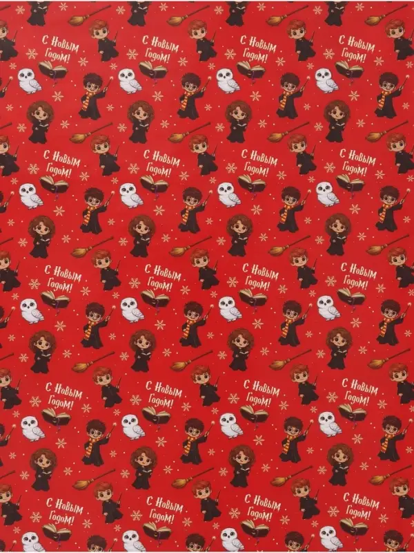 Упаковочная бумага &laquo;Зима&raquo;, 70&times;100 см, глянец, 1 лист