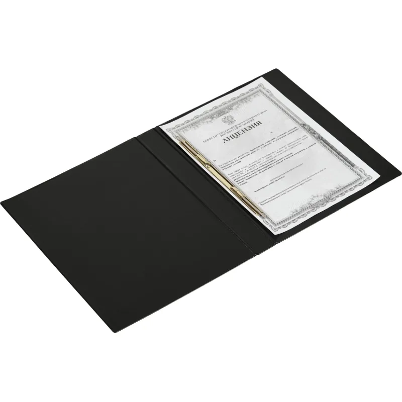 Скоросшиватель пластиковый А4 Attache, ПВХ, 35мм, 220л, черный