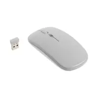 Мышь MB-2.4 беспроводная, оптическая, подсветка, 800-1600 dpi, USB, Bluetooth, белая