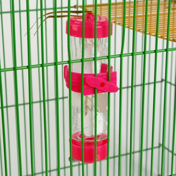 Поилка для грызунов «Хомячки» 125 мл, 12.5х4.5 см, микс цветов Поилка для грызунов «Хомячки» 125 мл, 12.5х4.5 см, микс цветов