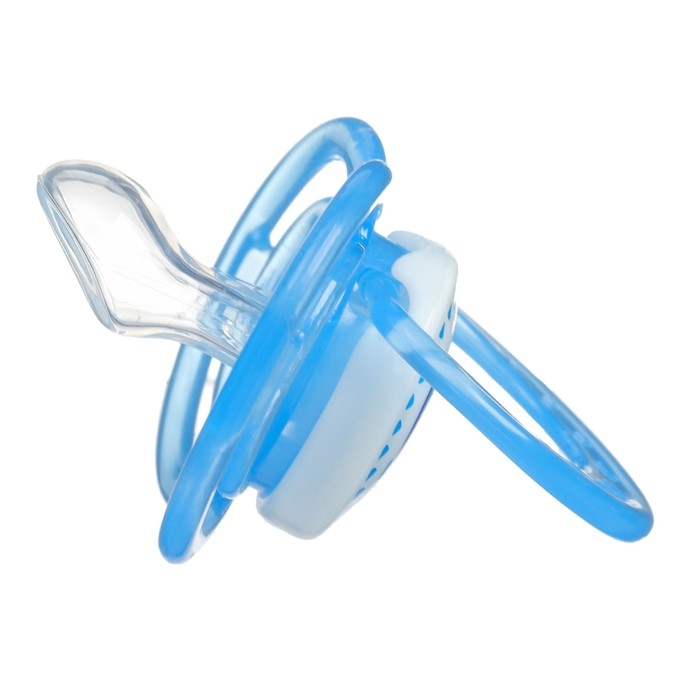 Соска - пустышка силиконовая ортодонтическая «Дино», от 0 мес., с колпачком, цвет голубой Соска - пустышка силиконовая ортодонтическая «Дино», от 0 мес., с колпачком, цвет голубой