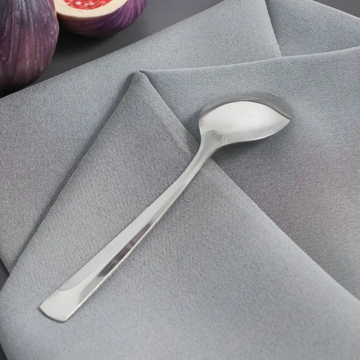 Ложка чайная Доляна «Майя», длина 13.4 см, толщина 1.2 мм, серебристая Ложка чайная Доляна «Майя», длина 13.4 см, толщина 1.2 мм, серебристая