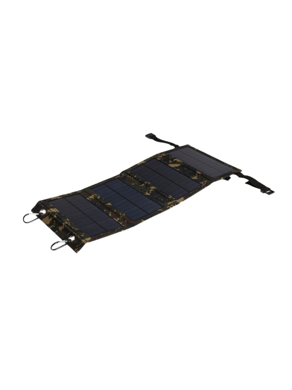 Солнечная панель для зарядки телефона, складная, 4 панели, 21 Вт, 44×16.5×0.3 см, хаки Солнечная панель для зарядки телефона, складная, 4 панели, 21 Вт, 44×16.5×0.3 см, хаки