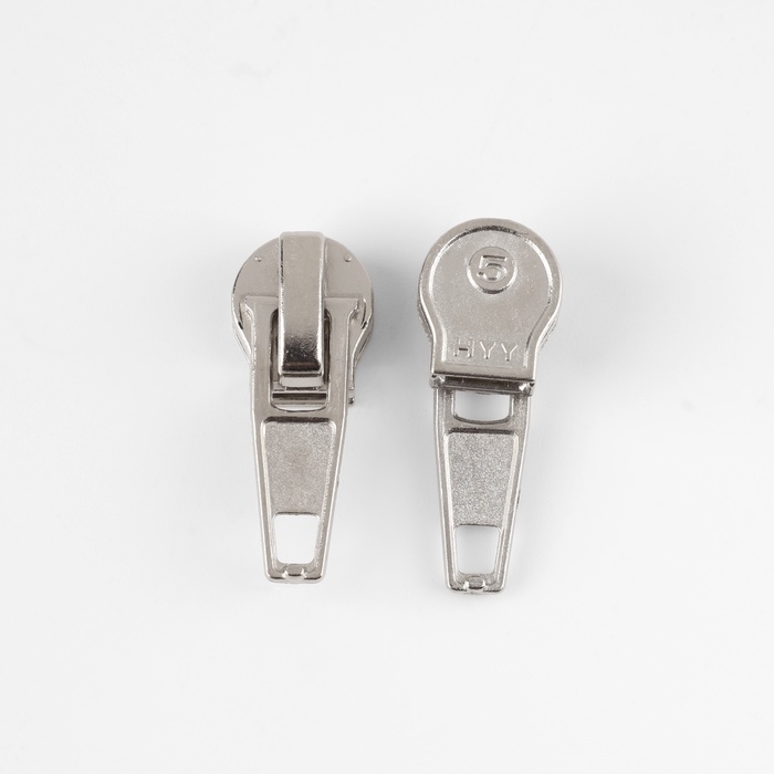 Бегунок автоматический для молнии «Спираль», №5, 10 шт, цвет никель Бегунок автоматический для молнии «Спираль», №5, 10 шт, цвет никель