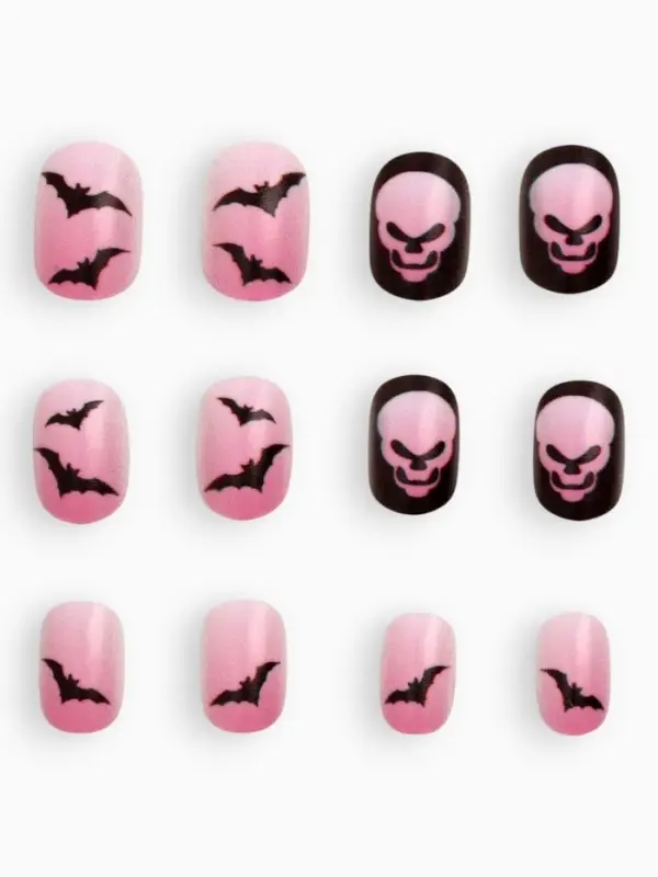 Детские накладные ногти &laquo;Хеллоуин&raquo;, 12 шт.