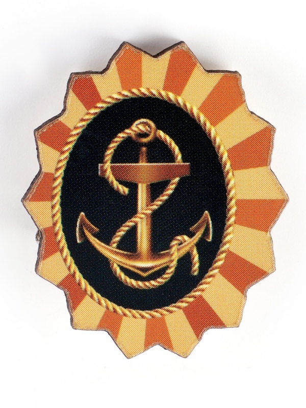 Карнавальный набор "Морячка ВМФ" пилотка р-р 54-56, банты 2 шт., значок