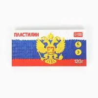 Пластилин &laquo;Герб&raquo;, 6 цветов, 120 г