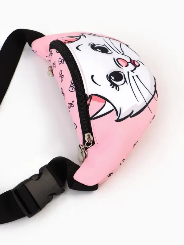 Сумка поясная детская для девочки &laquo;Кошечка Мари&raquo;, 25&times;6&times;13 см