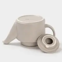 Чайник заварочный Magistro Potter, 775 мл, фарфор, светло-серый