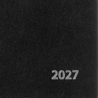 Ежедневник датированный 2027 Выбор есть, А5, 160л, бумвинил, черный