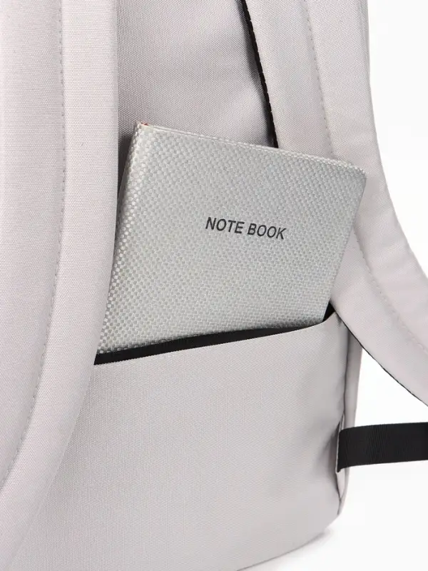 Рюкзак школьный, 1 отделение, 4 кармана, 28&times;9.5&times;42 см, серый