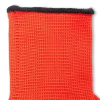 Перчатки нейлоновые с нитриловым покрытием МБС для точных работ (красно-черные) 1 пара AVS RP-06