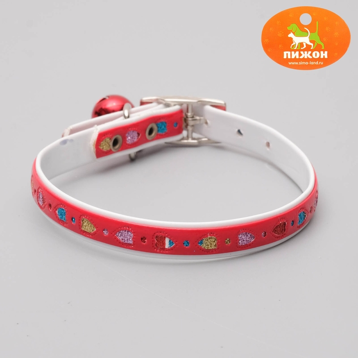 Ошейник Ошейник "Любовь", 30 х 1 см, микс цветов