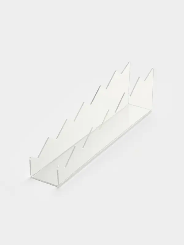 Горка для теней 4&times;24&times;7 см, 6 мест, оргстекло 2 мм, прозрачная