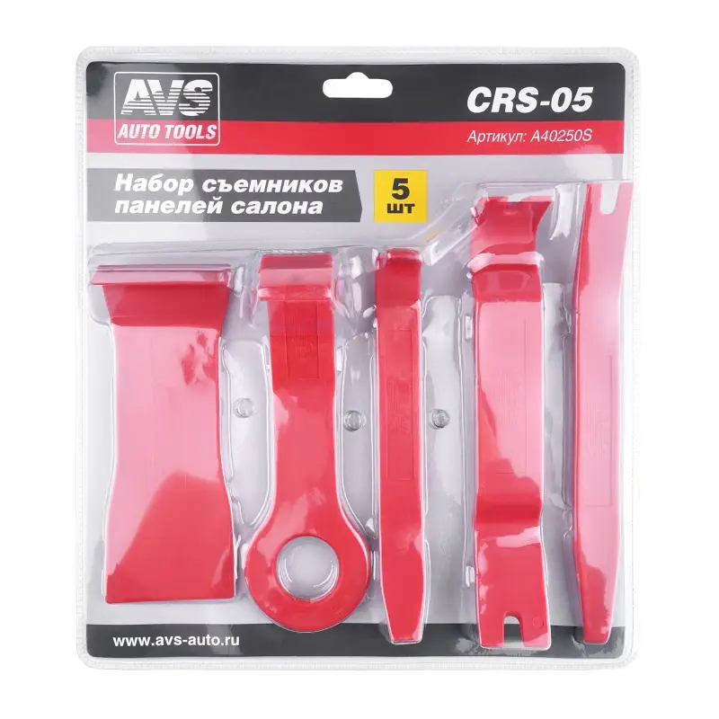 Набор съемников панелей салона 5 предметов AVS CRS-05