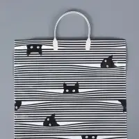 Пакет Любопытство- пластиковая ручка  36 х 37 см 100 мкм