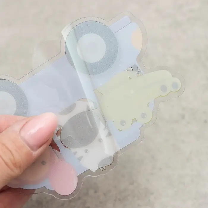 Набор двойных крючков самоклеящихся «Зверята», 2 шт, рисунок МИКС