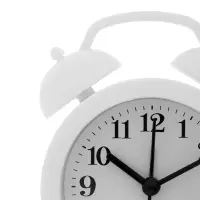 Часы - будильник настольные &laquo;Соломон&raquo;, дискретный ход, 9.8&times;12 см, АА, белые