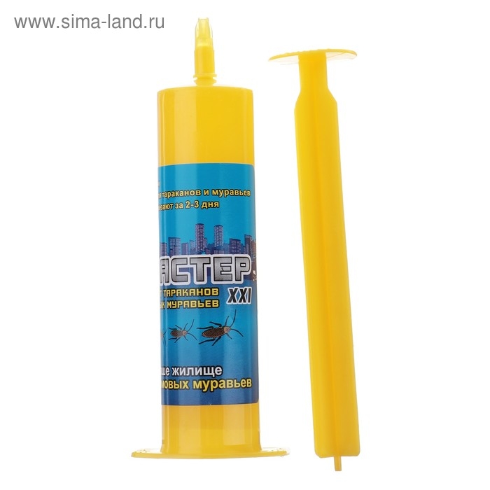 Гель от тараканов и домовых муравьев Блокбастер XXI-водный, 45 г Гель от тараканов и домовых муравьев Блокбастер XXI-водный, 45 г