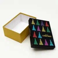Набор подарочных новогодних коробок 3 в 1 Merry christmas, 23&times;16&times;9.5 - 19&times;12&times;6.5 см