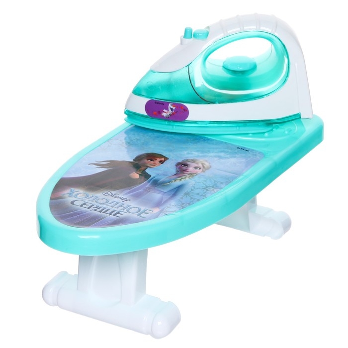 Набор бытовой техники Frozen, Холодное сердце: утюг, доска, корзина, вешалки Набор бытовой техники Frozen, Холодное сердце: утюг, доска, корзина, вешалки