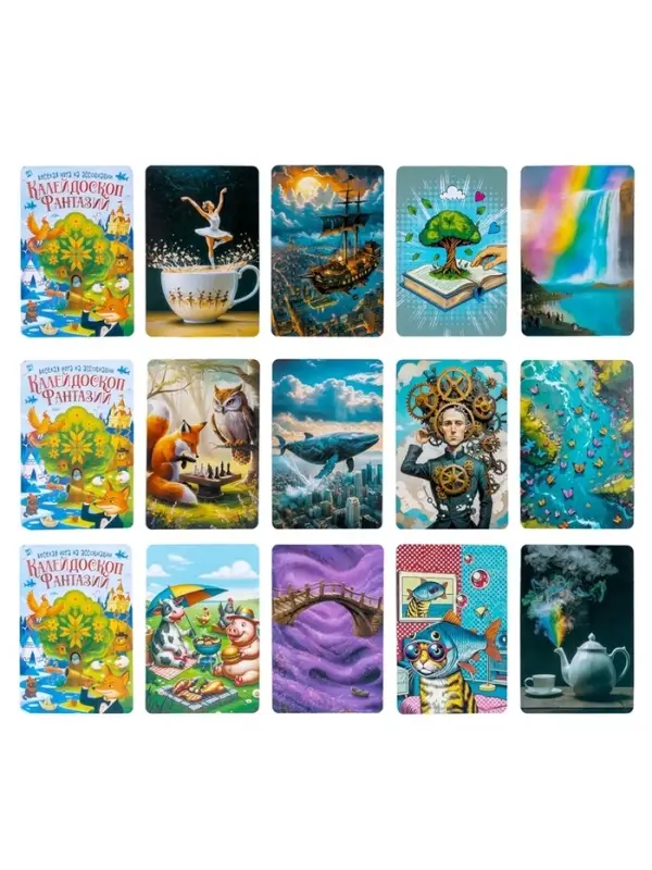 Игра настольная &laquo;Калейдоскоп Фантазий&raquo;, 64 карточки, 12+