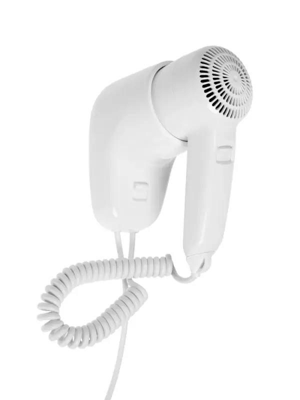 Фен LGE-006, 1600 Вт, настенный, 2 скорости, крепление, белый