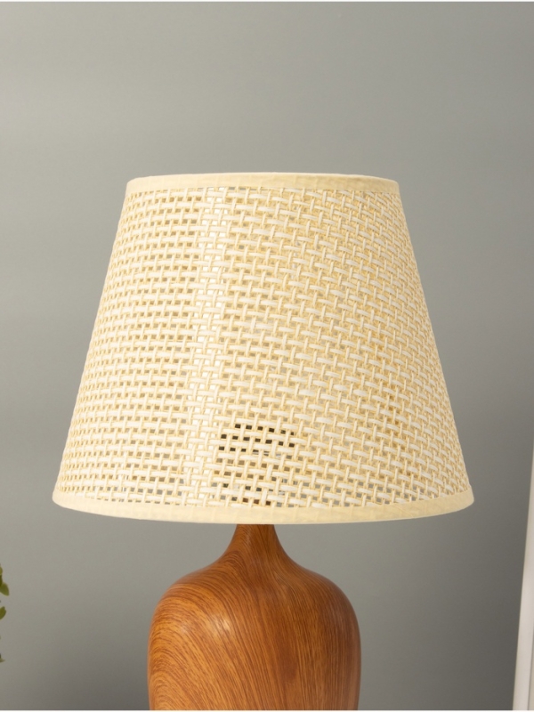 Настольная лампа Настольная лампа "ЭКО" 1х40Вт Е27 светлое дерево 25х25х39,5см