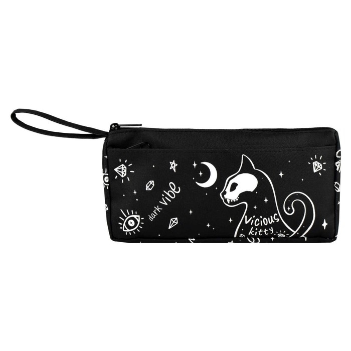 Пенал мягкий, 1 отделение, 90 х 200 х 50 мм, объёмный, Феникс Пенал мягкий, 1 отделение, 90 х 200 х 50 мм, объёмный, Феникс "Астрокот" чёрный 65714