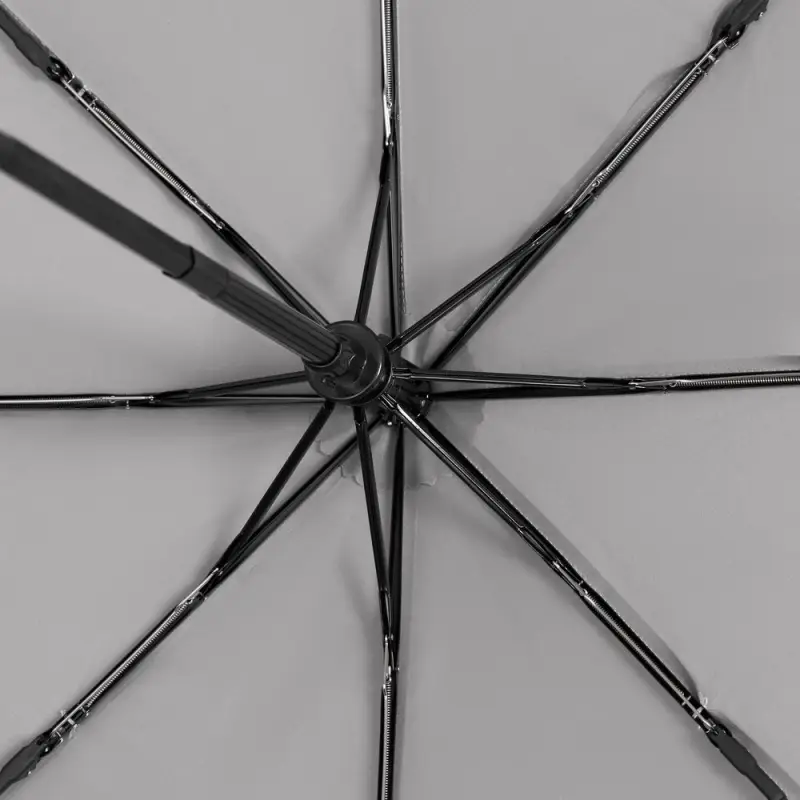 Зонт складной Hard Work с проявляющимся рисунком, серый Зонт складной Hard Work с проявляющимся рисунком, серый