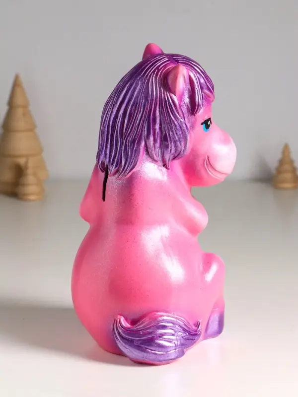 Копилка Копилка "Лошадь с сердцем" 24 см, розовый