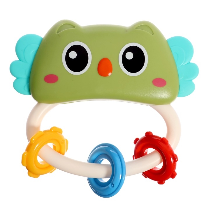 Набор погремушек «Совушка», прорезыватели для зубов, в контейнере, 8 шт. Набор погремушек «Совушка», прорезыватели для зубов, в контейнере, 8 шт.