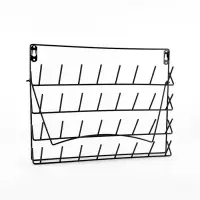 Органайзер-стойка для ниток, настенная/настольная, с подставкой, 40&times;31 см, чёрный