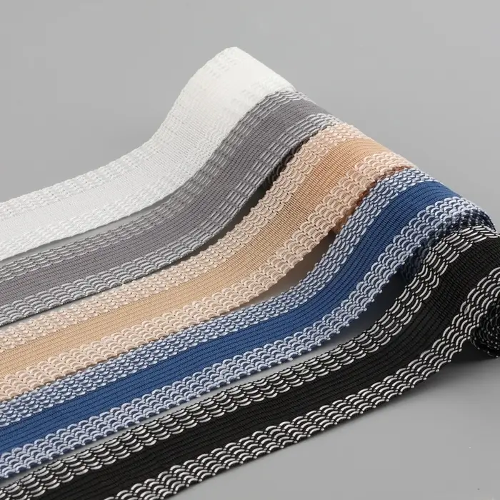 Лента для подгибания швов, термоклеевая, 25 мм, 100 см, серая