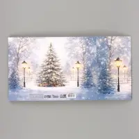Коробка подарочная самосборная &laquo;Новогодняя елочка&raquo;, 25&times;18&times;10 см