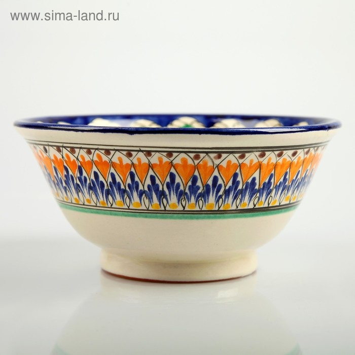 Коса Риштанская Керамика  Коса Риштанская Керамика "Узоры", 18 см, большая,  микс