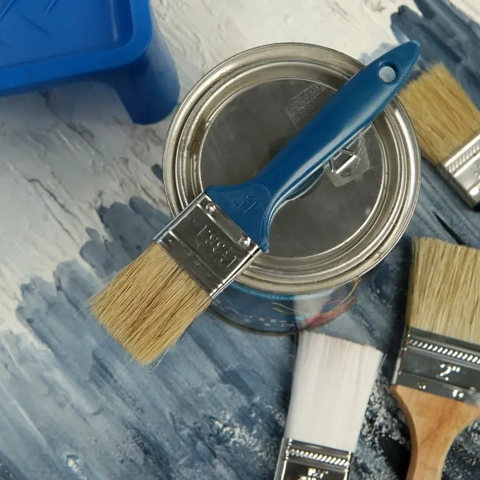 Кисть плоская ТУНДРА, смешанная щетина, пластиковая рукоятка, 1.5 Кисть плоская ТУНДРА, смешанная щетина, пластиковая рукоятка, 1.5", 38 мм