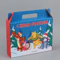 Коробка подарочная &laquo;Счастливого Нового года&raquo;, 33.7&times;25.5&times;7.9 см, самосборная