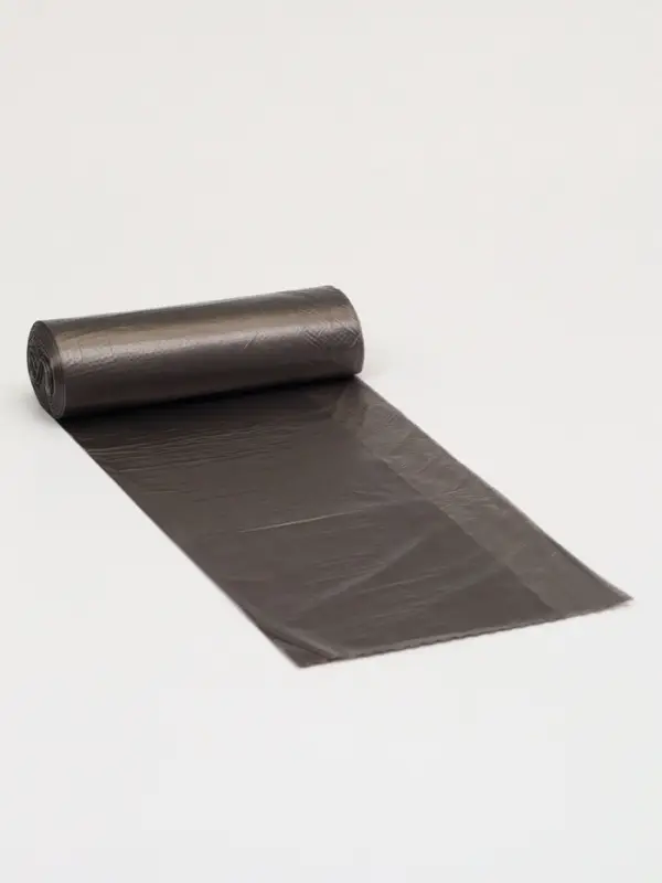 Мешки для мусора 35 л, ПНД толщина 10 мкм, 20 шт в рулоне, цвет черный