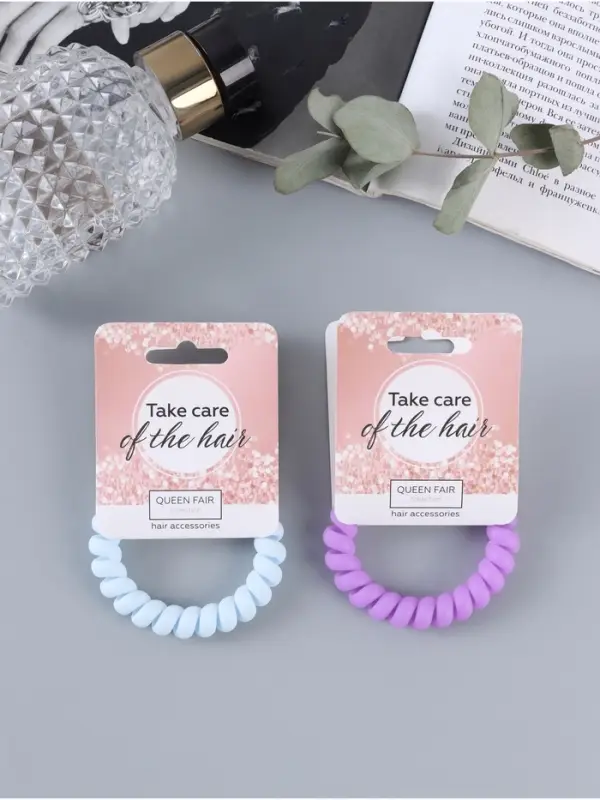 Резинка для волос пружинка «Матовая», МИКС Резинка для волос пружинка «Матовая», МИКС