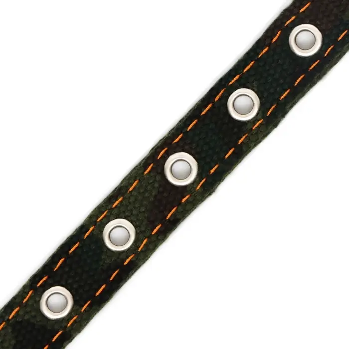 Ошейник брезентовый двухслойный &laquo;Камуфляж&raquo;, 50&times;2 см, ОШ 25-35 см