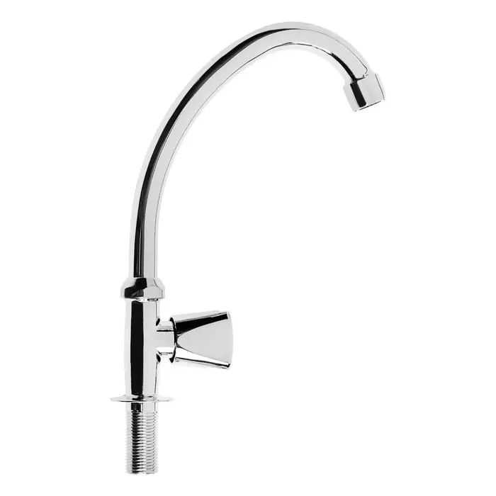 Моносмеситель ZEIN Z85, кран-букса 1/2", без подводки, хром