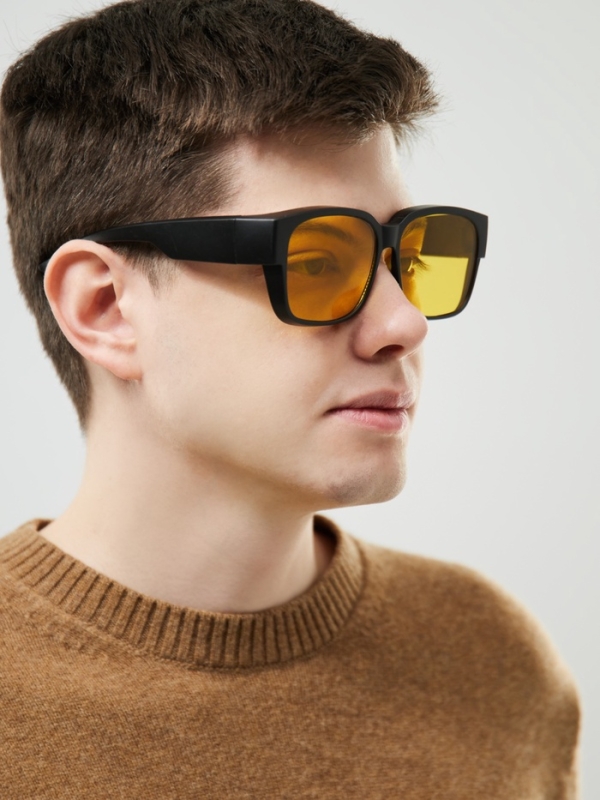 Очки для водителя, антиблик, антифары, фотохромные (хамелеон), uv 380, ширина 14.3 см Очки для водителя, антиблик, антифары, фотохромные (хамелеон), uv 380, ширина 14.3 см