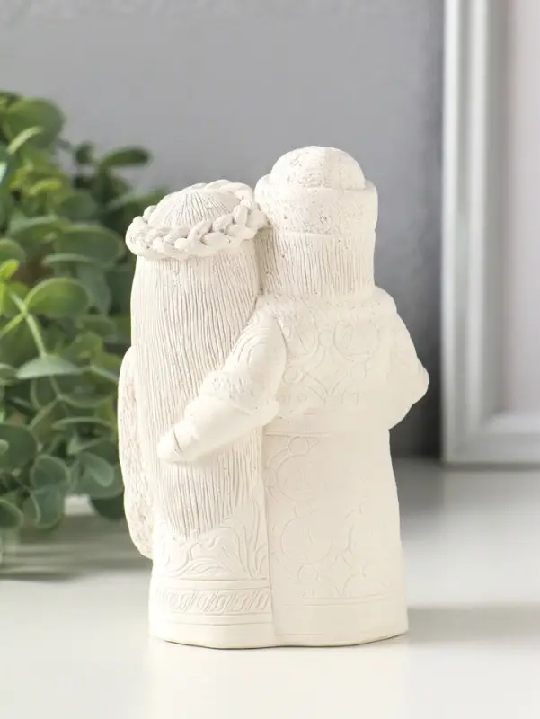 Фигурка гипс &laquo;Берегиня и Богач&raquo;, 14&times;10 см