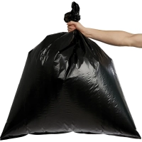 Мешки для мусора ПВД 180л 35мкм 10шт/рул черные 88x106см Удачные