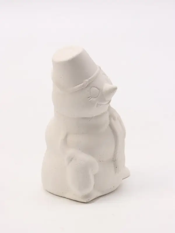 Фигурка декоративная &laquo;Снеговик&raquo;, неокрашенная, 11&times;7&times;5 см, белая