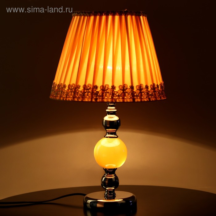 Лампа настольная  Лампа настольная "Шарлотта" Е27 макс 60 Вт 46х28х28 см