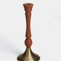 Подсвечник на 1 свечу &laquo;Бисквит&raquo;, 10.5&times;10.5&times;25 см